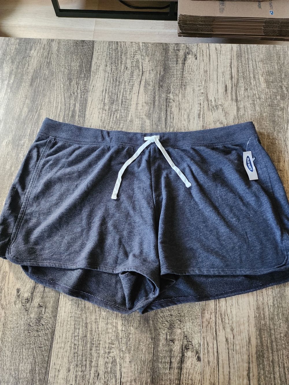 Old Navy XXL Dark Charcoal Fleece Shorts NWT